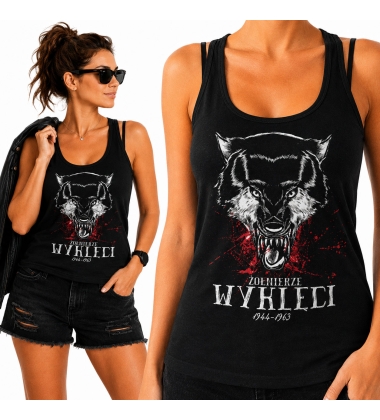 TANK TOP DAMSKI ŻOŁNIERZE WYKLĘCI PW